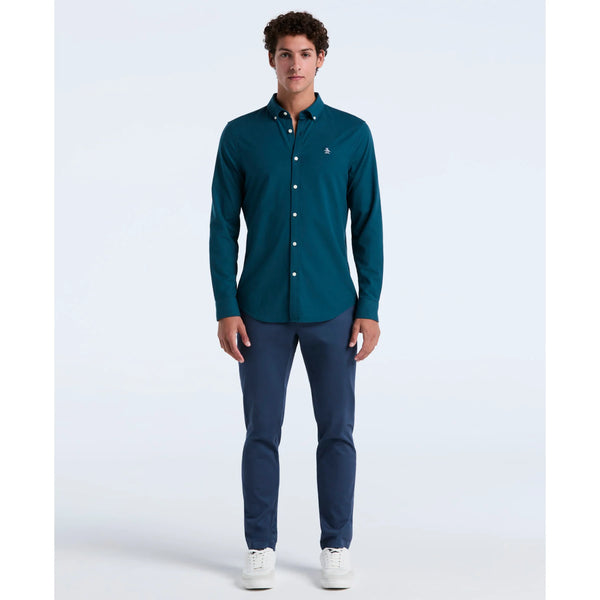 Long Sleeve Oxford Shirt - Reflecting Pond