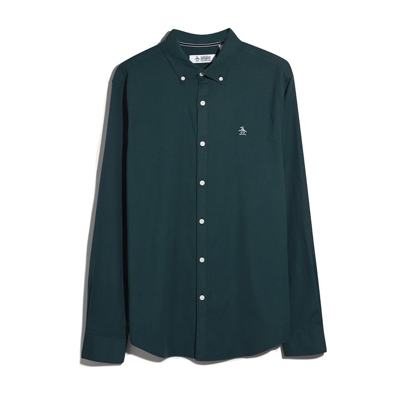 Long Sleeve Oxford Shirt - Reflecting Pond