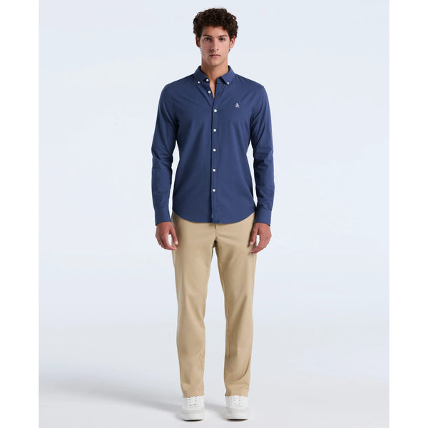 Long Sleeve Oxford Shirt - Sargasso Sea