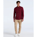 Long Sleeve Oxford Shirt - Cabernet