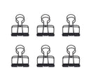 Wire Clips Set of 6 - Black