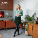 Ora Cord Skirt - Forest Green