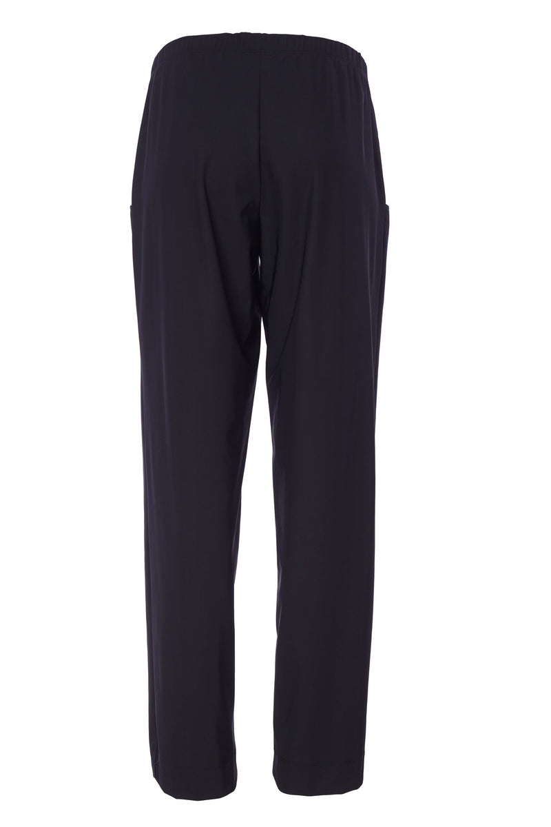 Elastic Waist Trouser - Black