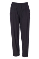 Elastic Waist Trouser - Black