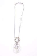 Disc Necklace - Stone