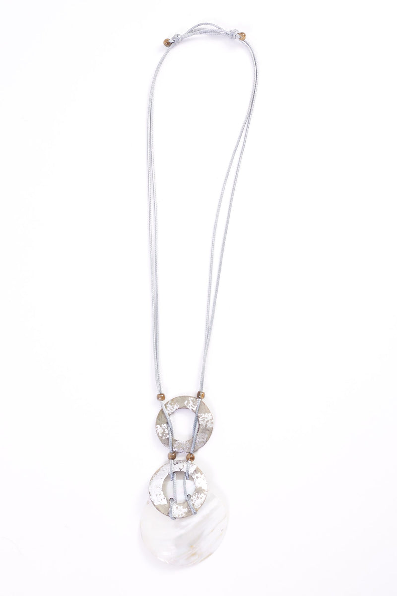 Disc Necklace - Stone