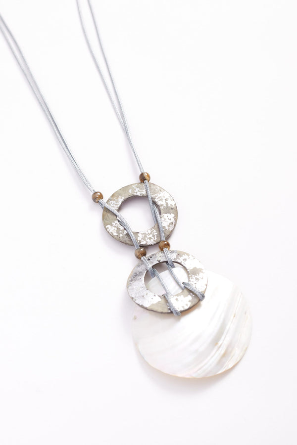Disc Necklace - Stone