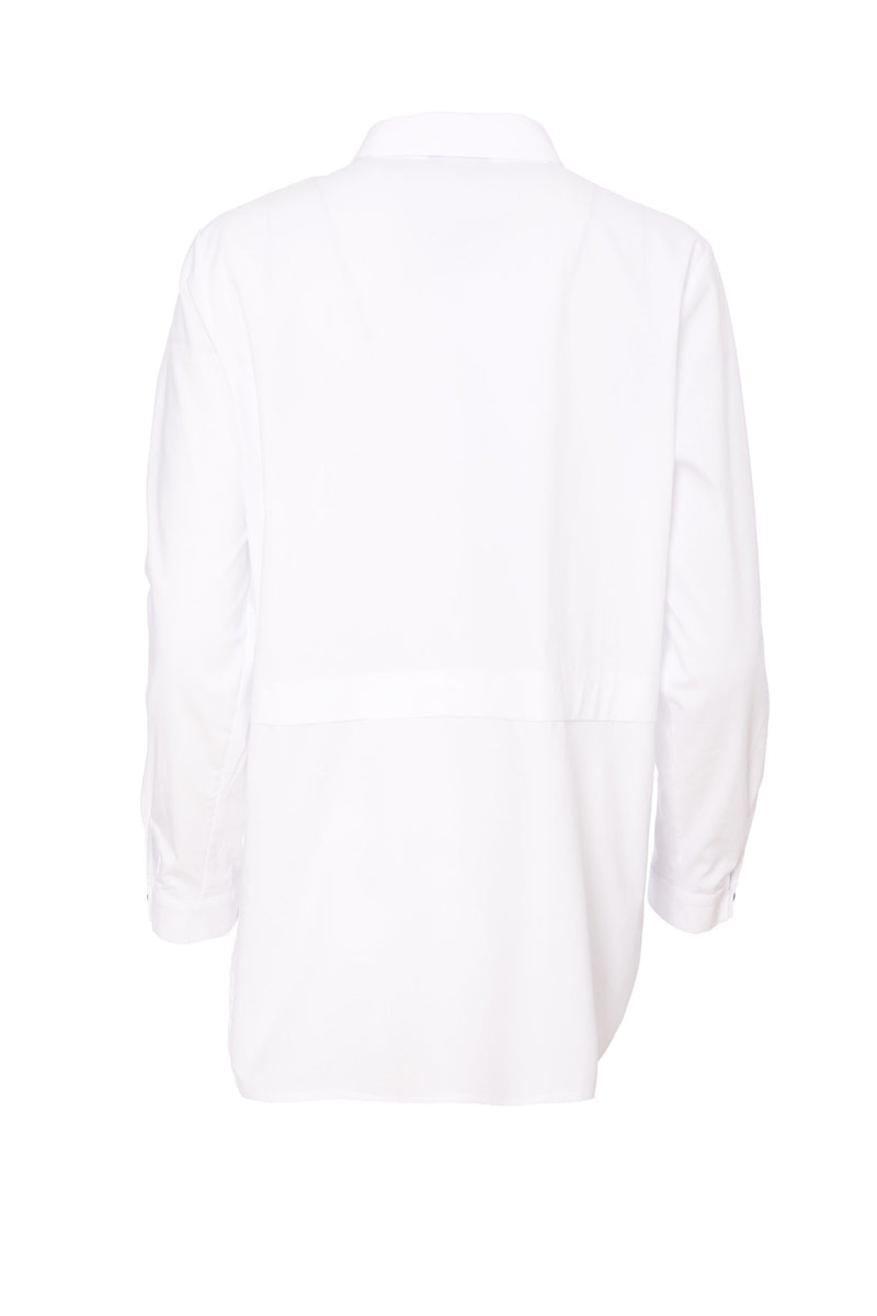 Animal Print Shirt - White/black