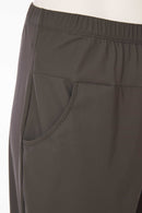Elastic Waist Pocket Detail Trouser - Forest Green