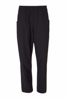 Elastic Waist Pocket Detail Trouser - Black