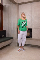 SPOT PLACEMENT PRINT T SHIRT - Glas