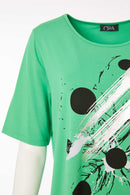 SPOT PLACEMENT PRINT T SHIRT - Glas