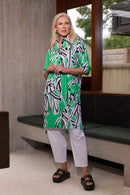 Ballon Shaped Elastic Waist Trouser - White