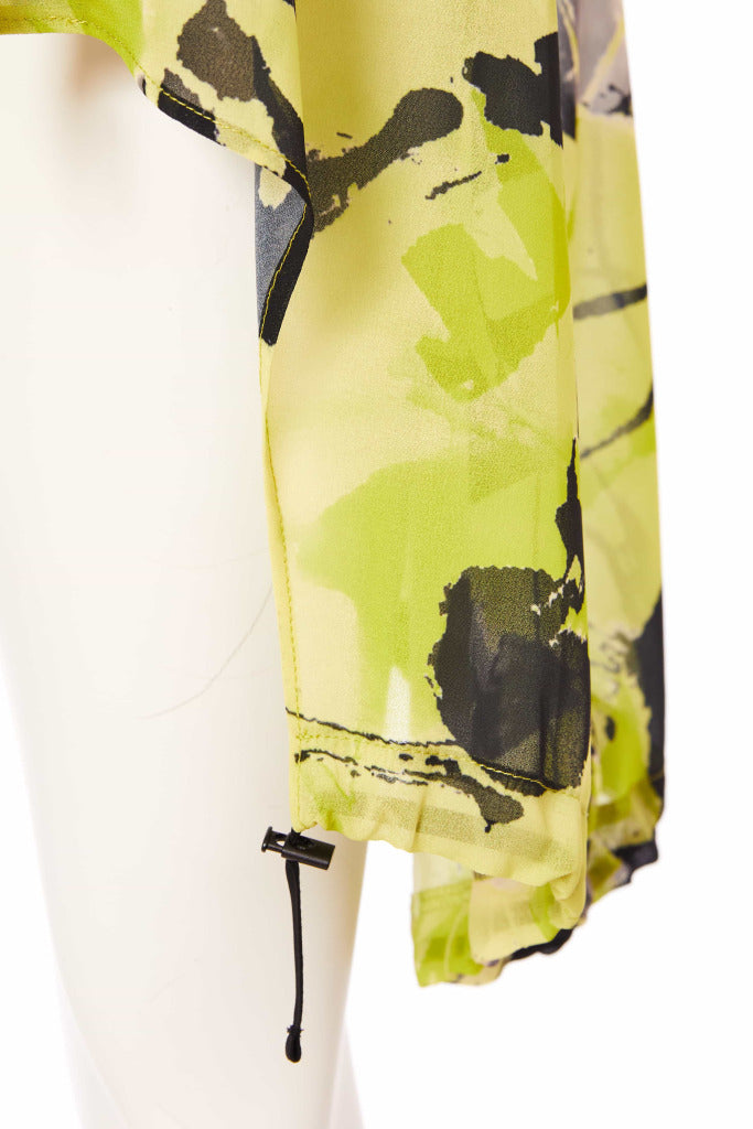 Hooded Light Weight Jacket - Lime