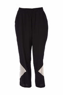 Mesh Insets Trouser - Black/white
