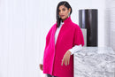 Boiled Wool Jacket - Pink