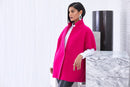 Boiled Wool Jacket - Pink