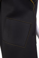 Raw Seams Gilet - Black/lime