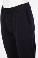 Pull Up Slim Leg Trouser - Black