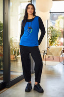 Pocket Detail Elasticated Trouser - Black