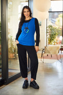 Pocket Detail Elasticated Trouser - Black