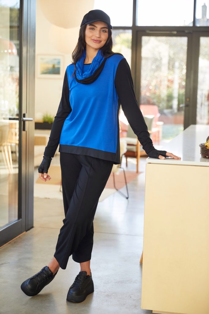 Pocket Detail Elasticated Trouser - Black