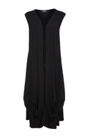 Knot Detail Waistcoat - Black