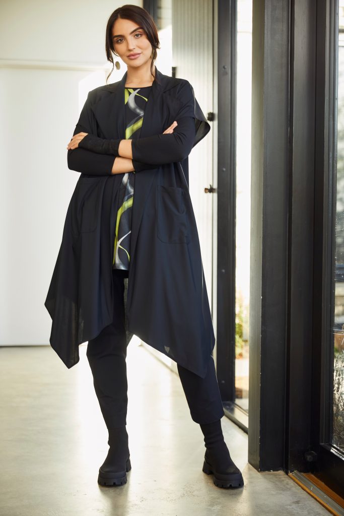 Belted Waistcoat - Black