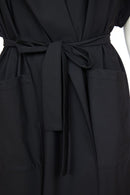 Belted Waistcoat - Black