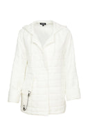 Square Quilted Jacket - Cream