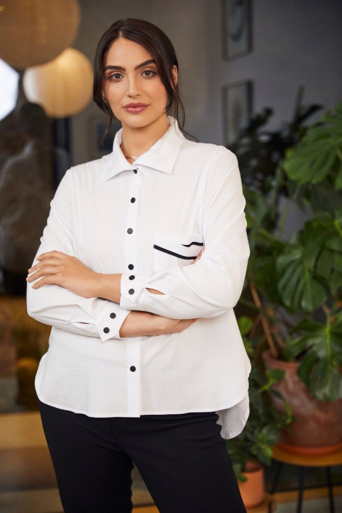 Pocket Shirt - White/black