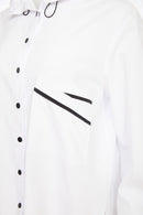 Pocket Shirt - White/black