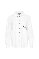 Pocket Shirt - White/black