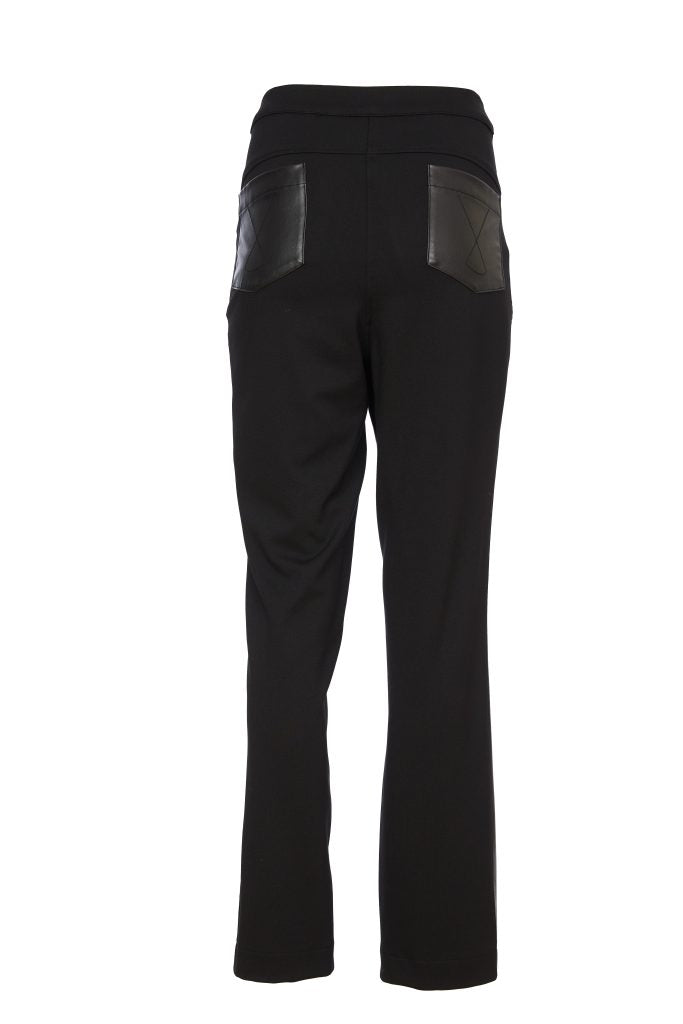 Leatherette Trouser - Black