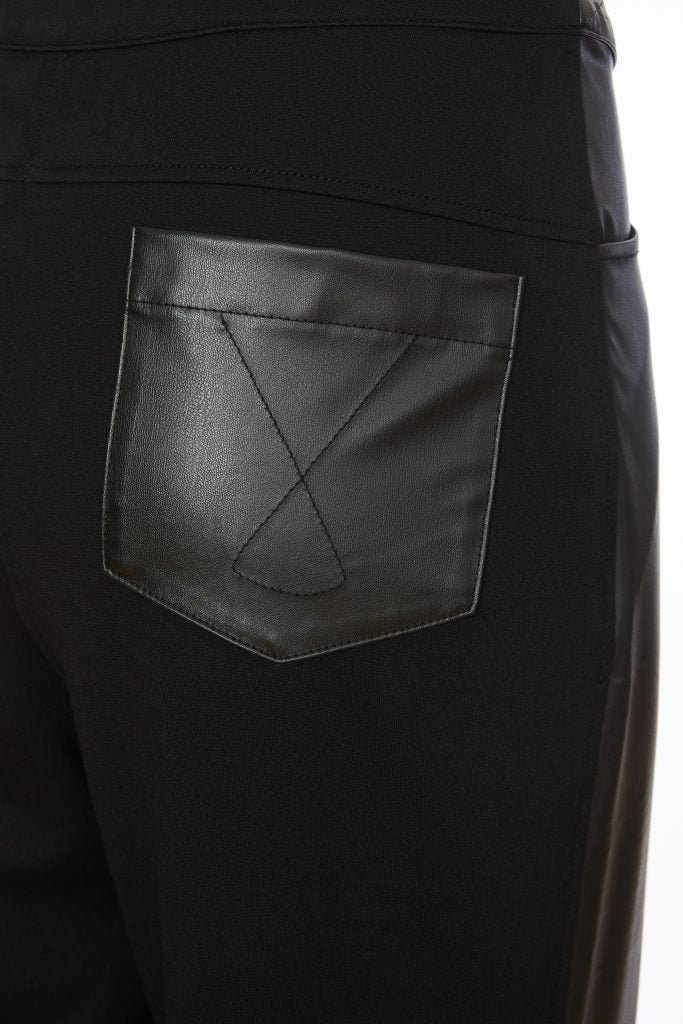 Leatherette Trouser - Black