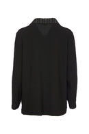 Stripe Section Jacket - Black/grey