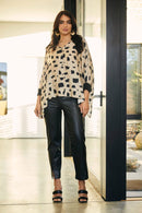 Leatherette Trouser - Black