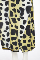 Animal Print Jersey Dress - Forest