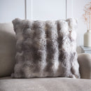 Oslo Fur Cushion - Grey