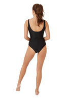 Mono Wrap Swimsuit - Mono Print