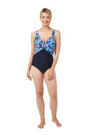 Floral Twisted Swimsuit - Floral