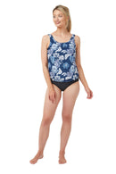 Floral Geo Tankini - Geo Print