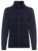 Long Sleeve Cardigan - Power Navy