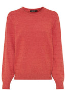 Long Sleeves Pullover - Sienna Red