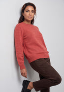 Long Sleeves Pullover - Sienna Red