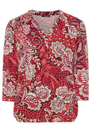 Long Sleeves T-Shirt - Sienna Red