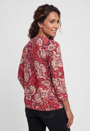 Long Sleeves T-Shirt - Sienna Red
