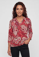 Long Sleeves T-Shirt - Sienna Red