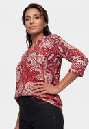 Long Sleeves T-Shirt - Sienna Red