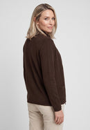 Long Sleeves Cardigan - Coffee Bean
